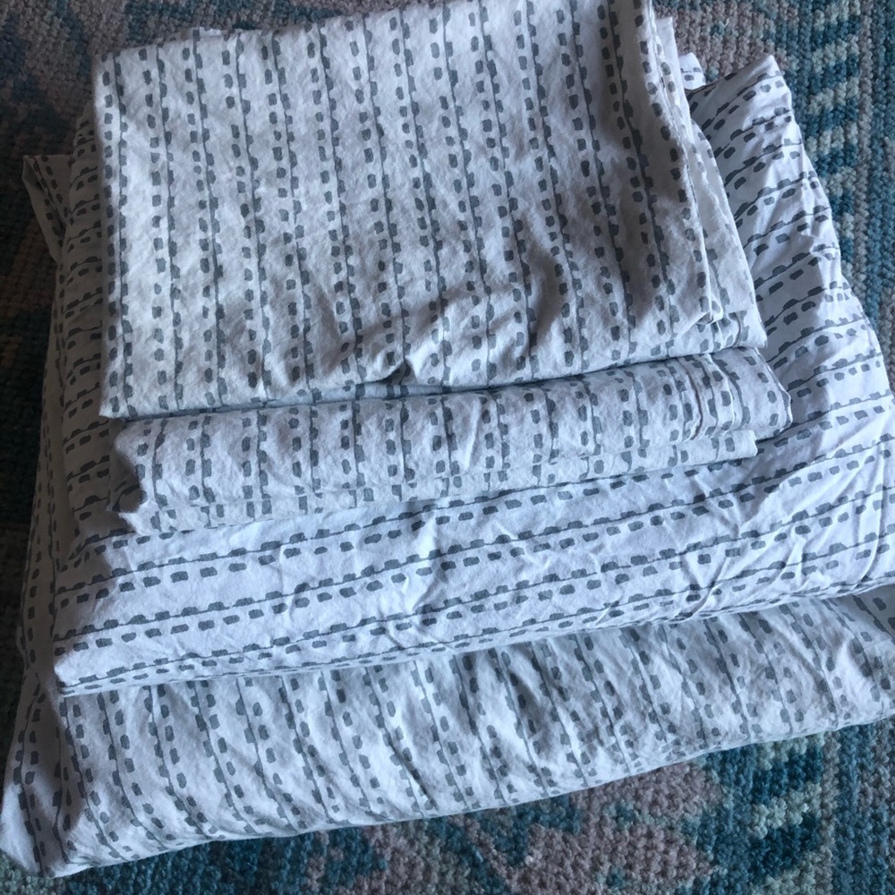West elm cal king sheets